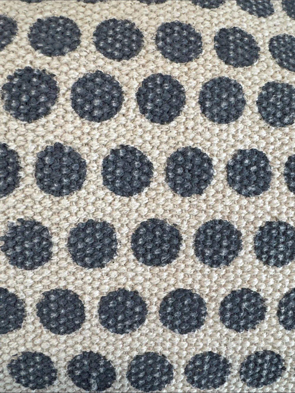 NWT Janya Polka Dot Decorative Pillow - Navy and Cream